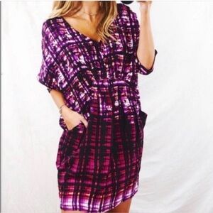 Maeve Anthropologie Cocoon Draped Dolman Mini Dress